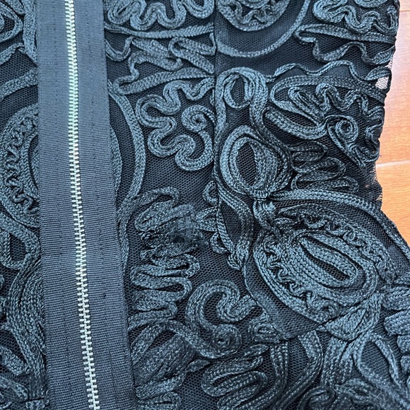 Anne Fontaine Black Lace Tie Halter Neck Sleeveless Blouse Top Sz. 38 (S) - Picture 7 of 7